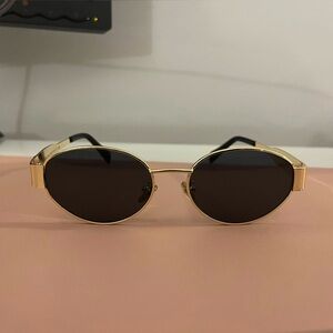 Gold and Black celin Sunglasses